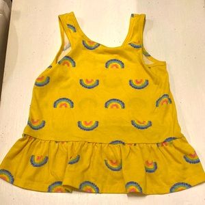 NWO tags sleeveless rainbow 🌈 shirt, size 5